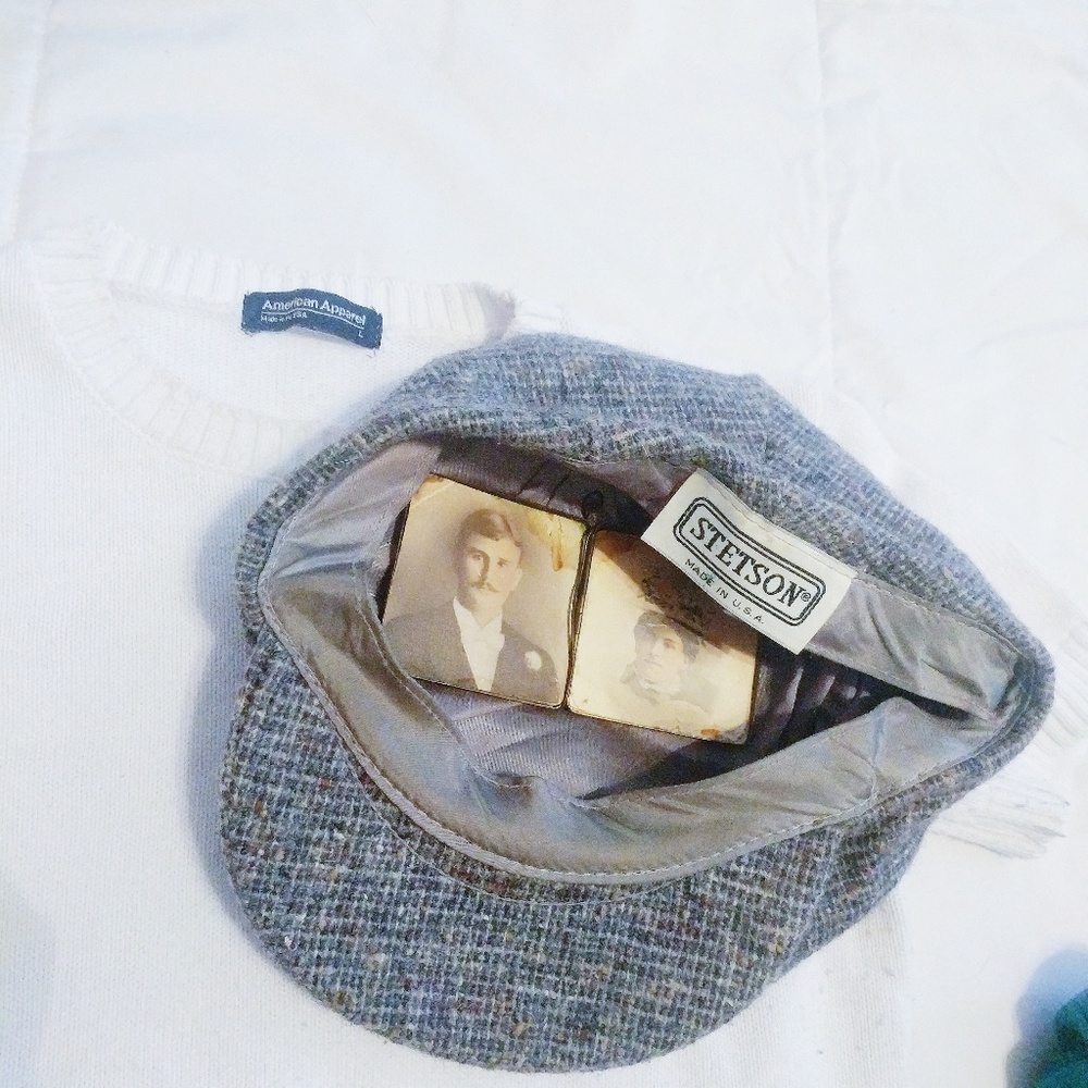 Vintage Stetson Wool Newsboy Cap